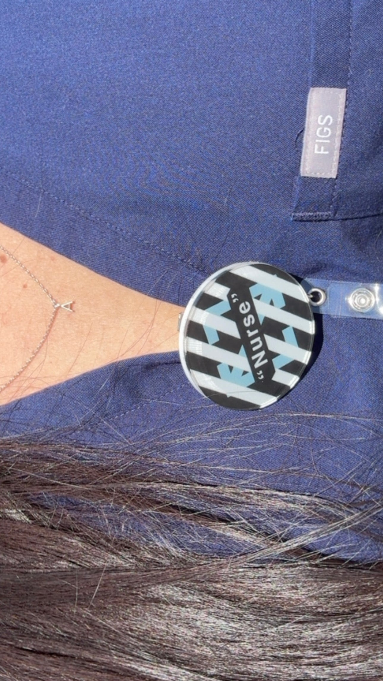 Custom Acrylic Retractable Badge Reel | Work Badge | Medical Badge |