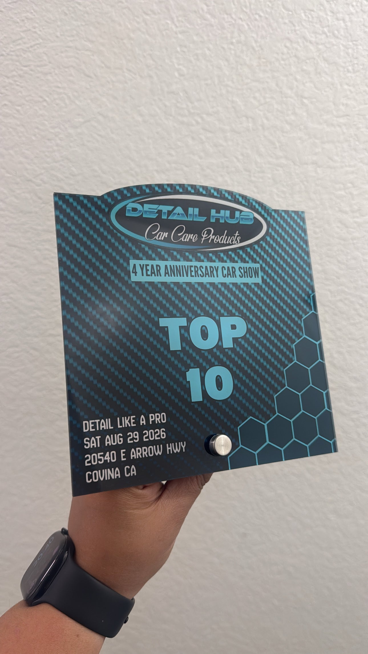 Custom Trophy | Standing Trophy | Pole Hardware | Custom Acrylic Engraved Trophy | Printed Trophy |