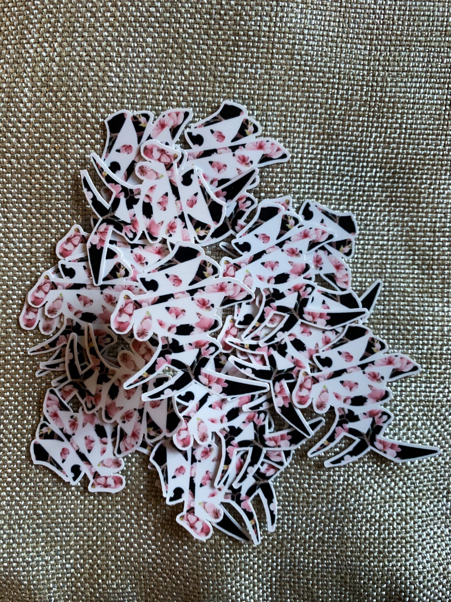 Waterproof Love Kanji Cherry Blossom Sticker