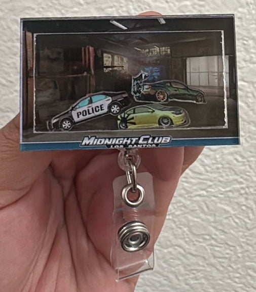 CUSTOM Shaker Badge Reel Midnight Club Edition | Choose 3 Cars | Badge Reel Included