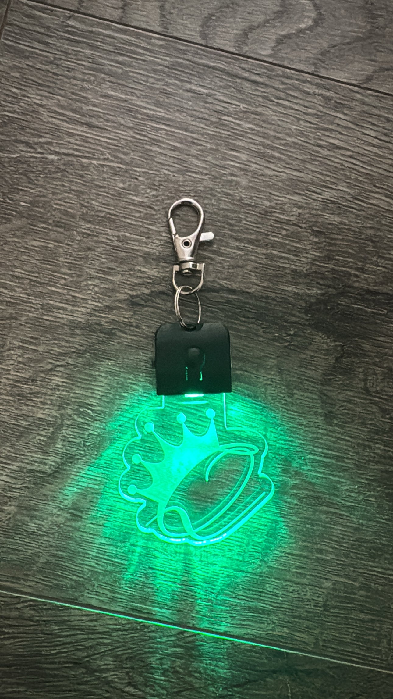 3D Shape Custom Light Up Keychain