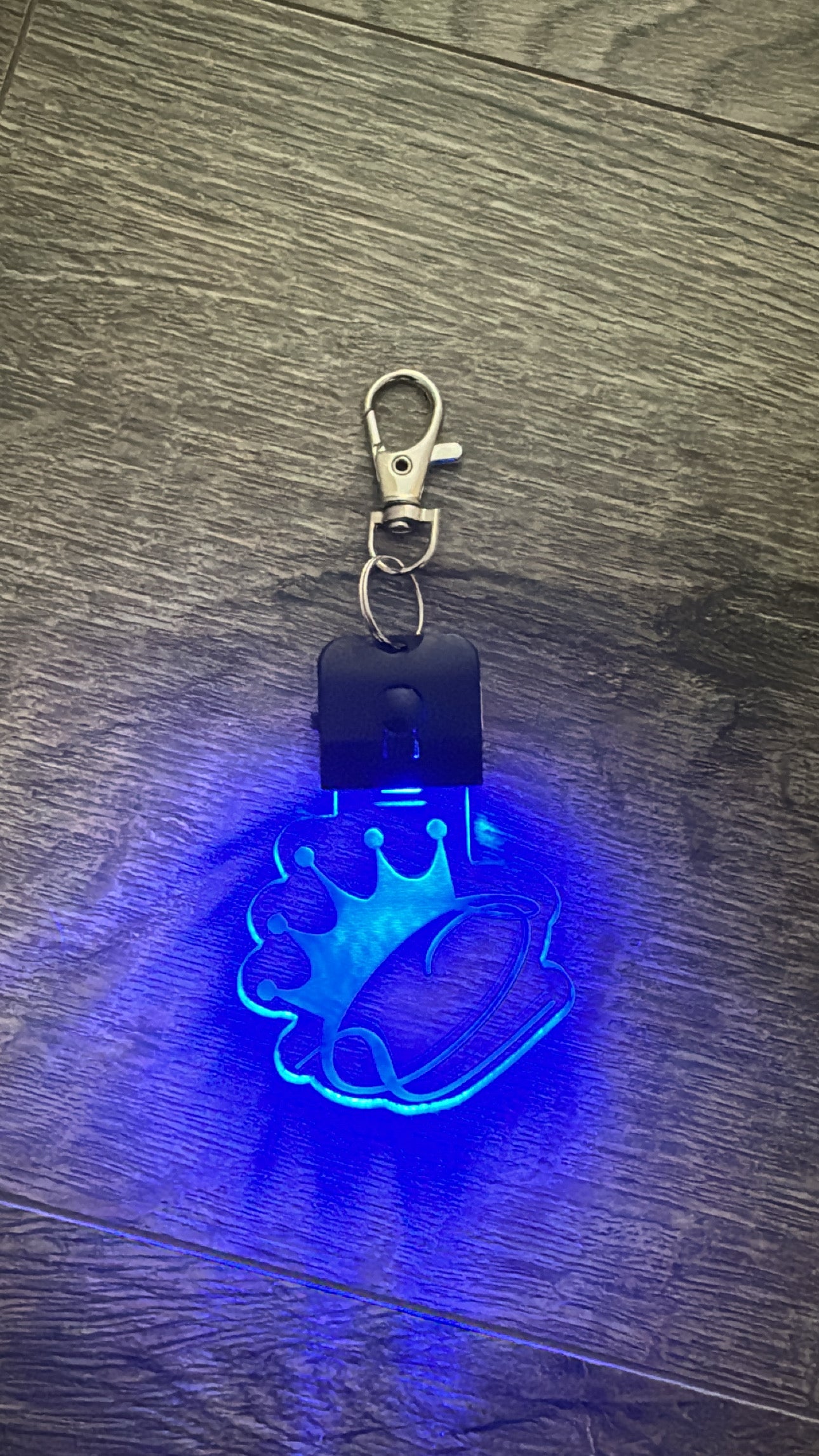 3D Shape Custom Light Up Keychain