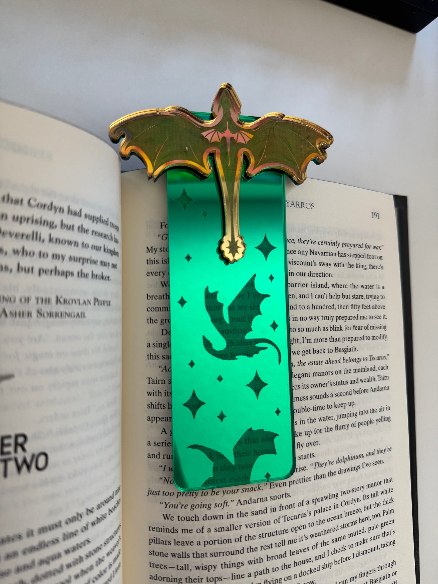 Dragon Acrylic Bookmark | Custom Bookmark | Custom Dragon Acrylic Bookmark