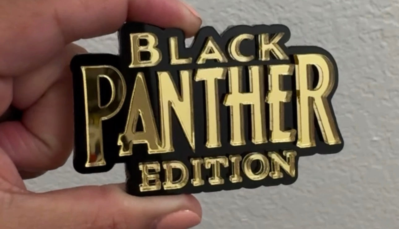 Custom Acrylic Text Car Badges