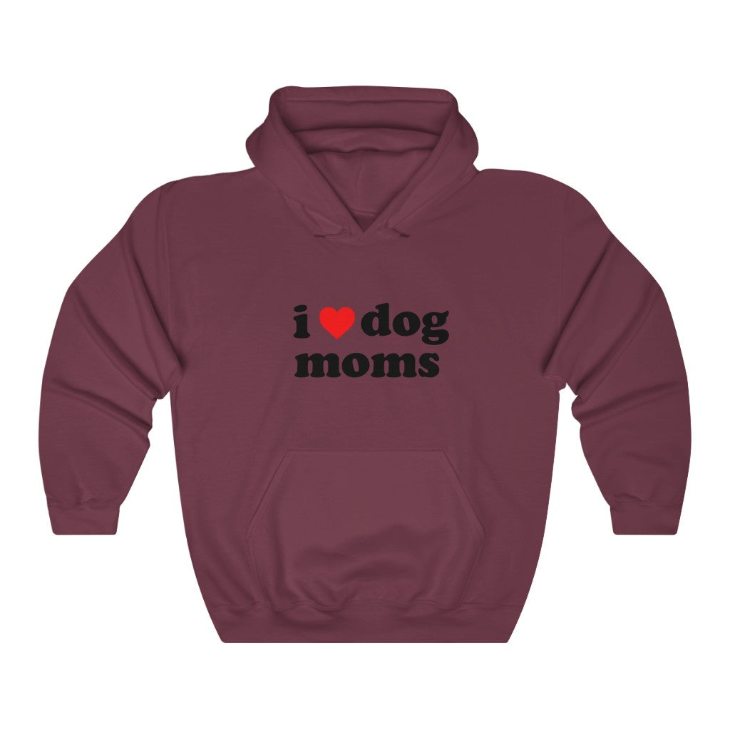 I Heart Dog Moms | Unisex Heavy Blend Hooded Sweatshirt