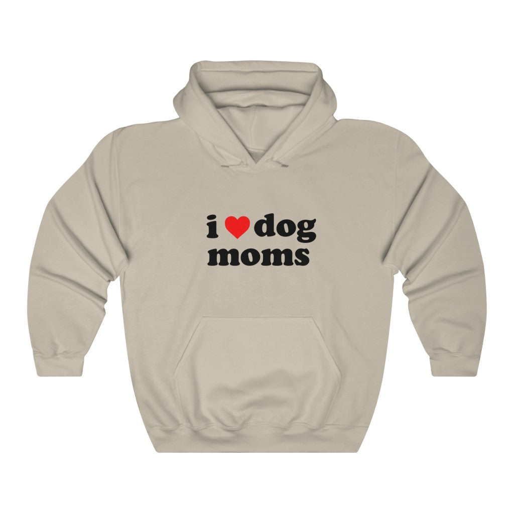 I Heart Dog Moms | Unisex Heavy Blend Hooded Sweatshirt