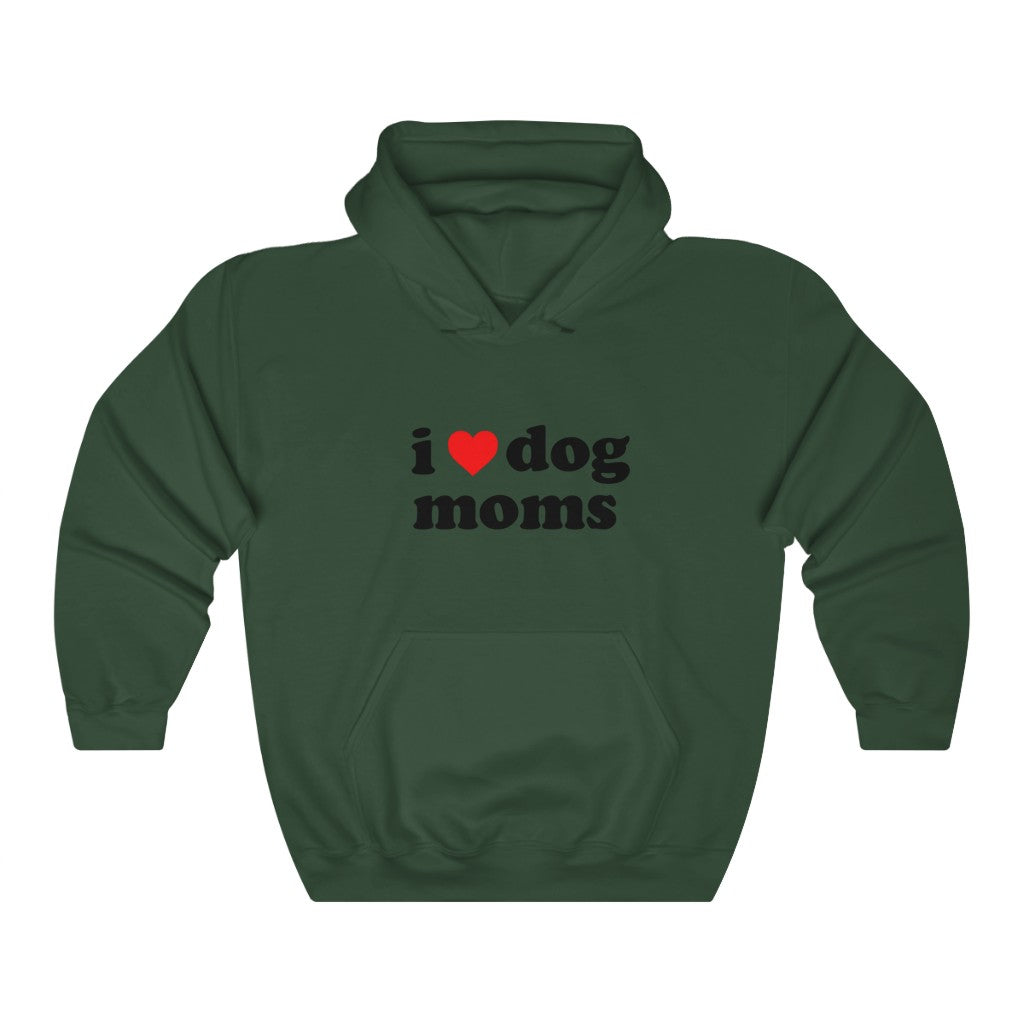 I Heart Dog Moms | Unisex Heavy Blend Hooded Sweatshirt