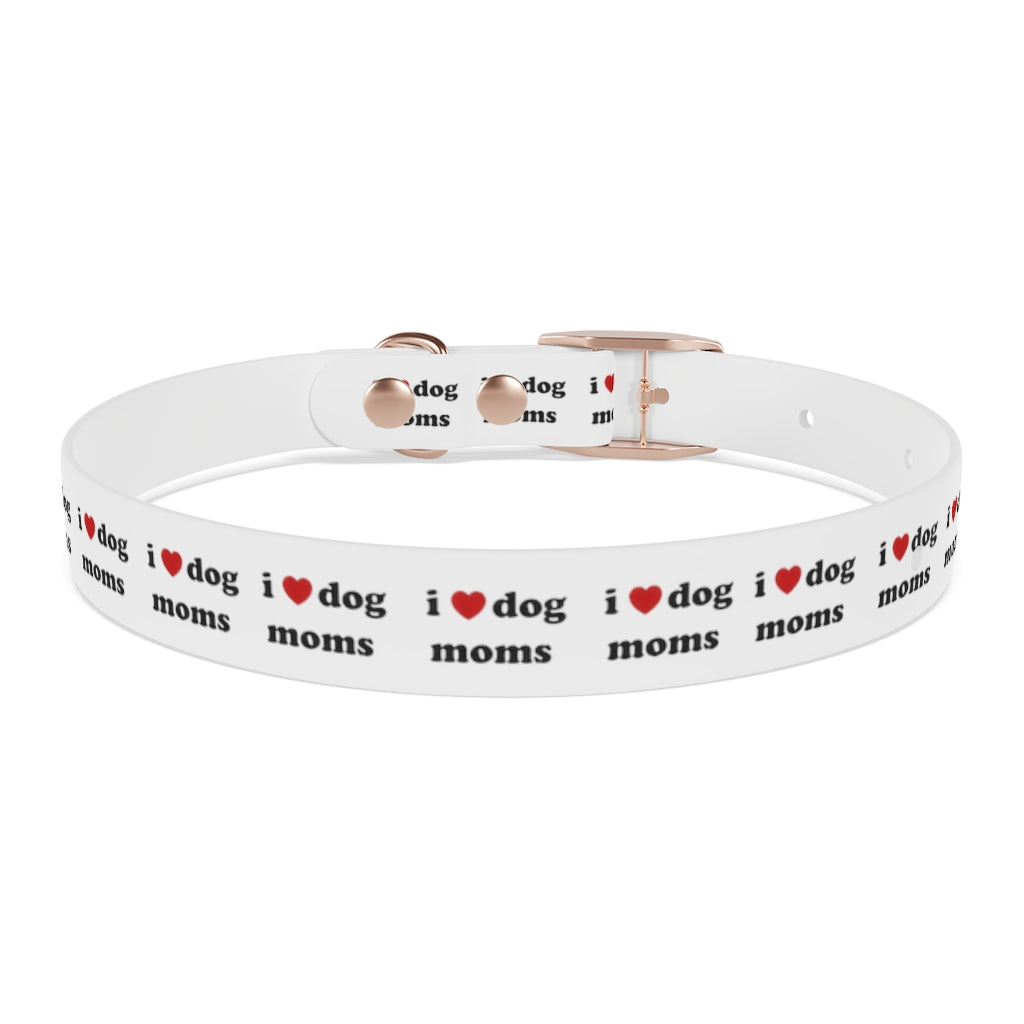 I Heart Dog Moms Dog Collar