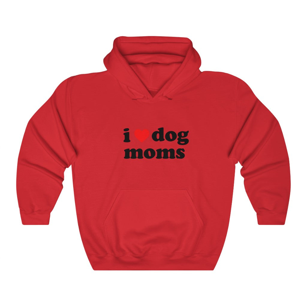 I Heart Dog Moms | Unisex Heavy Blend Hooded Sweatshirt