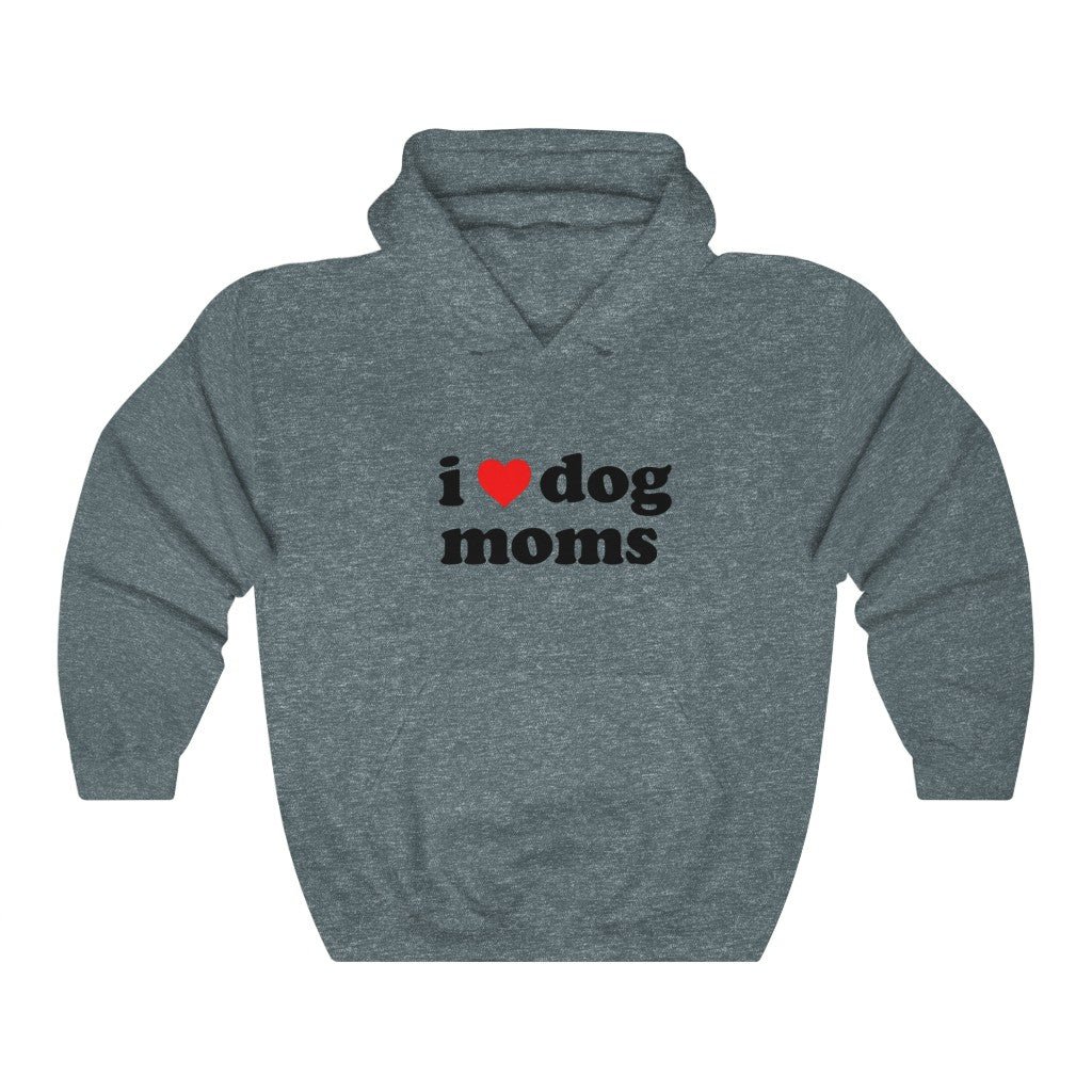 I Heart Dog Moms | Unisex Heavy Blend Hooded Sweatshirt