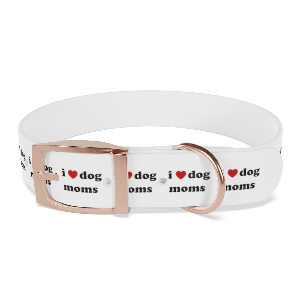 I Heart Dog Moms Dog Collar