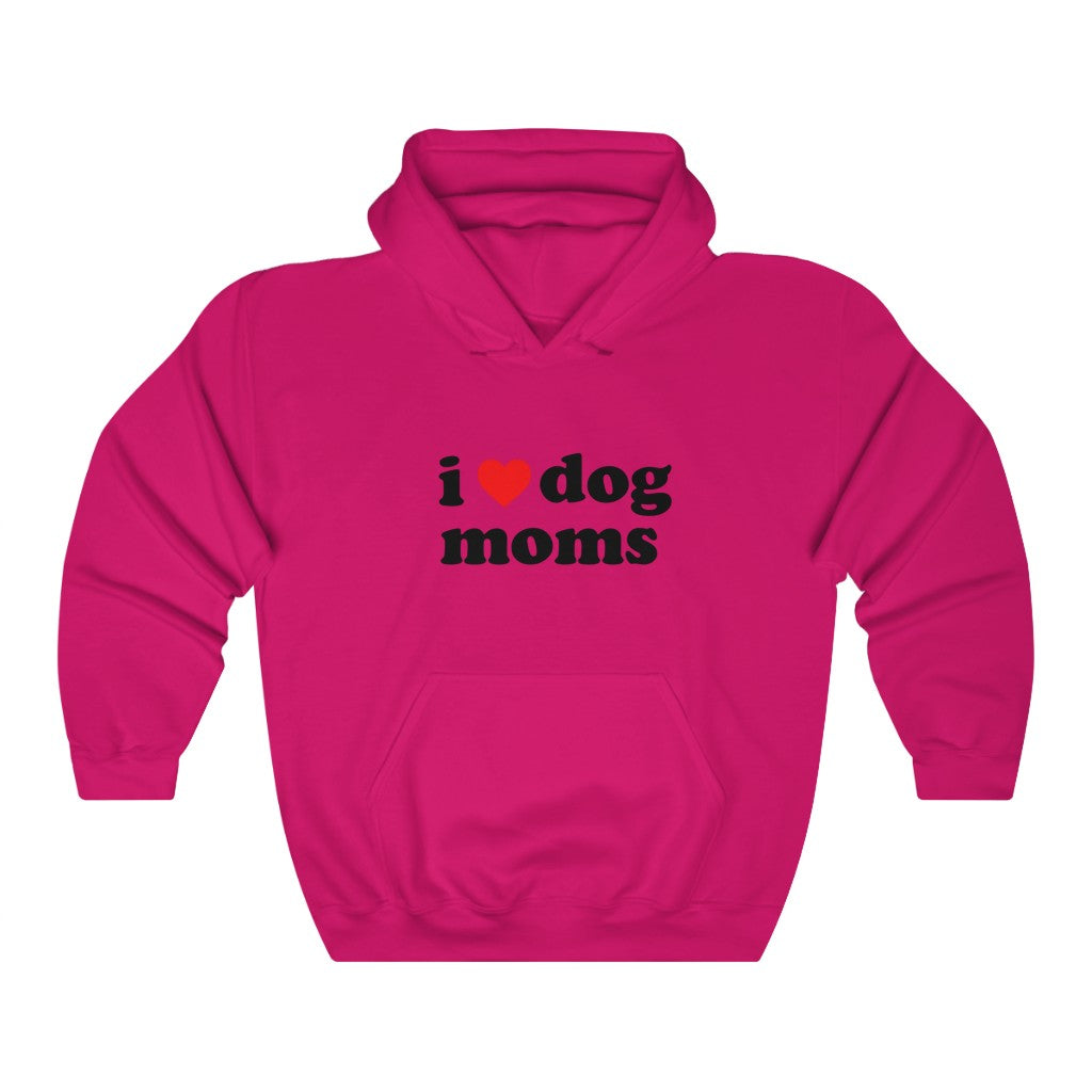 I Heart Dog Moms | Unisex Heavy Blend Hooded Sweatshirt