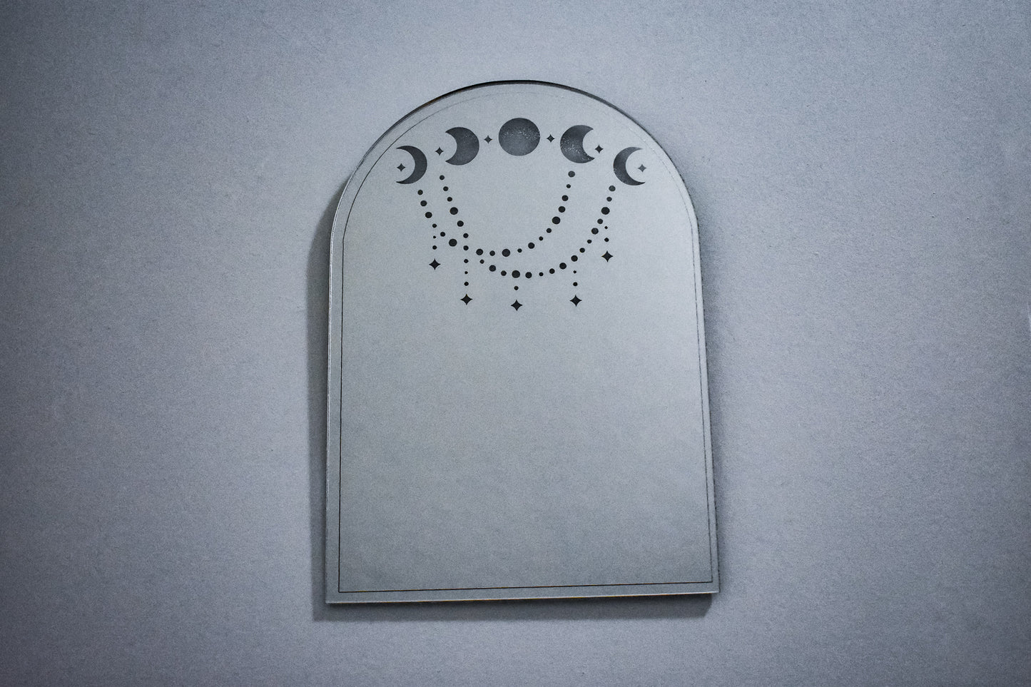 Moon Phases Acrylic Mirror | Wall Art