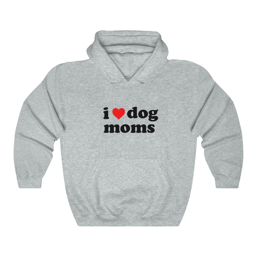 I Heart Dog Moms | Unisex Heavy Blend Hooded Sweatshirt