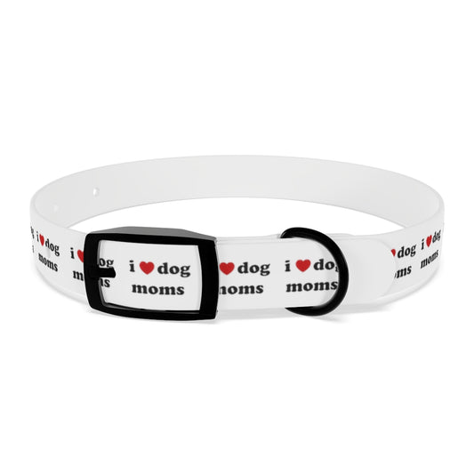 I Heart Dog Moms Dog Collar