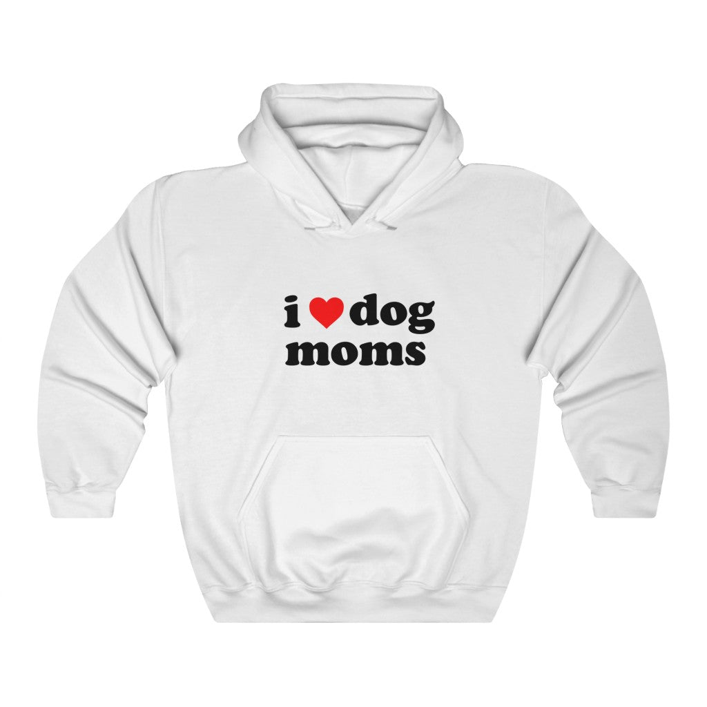 I Heart Dog Moms | Unisex Heavy Blend Hooded Sweatshirt