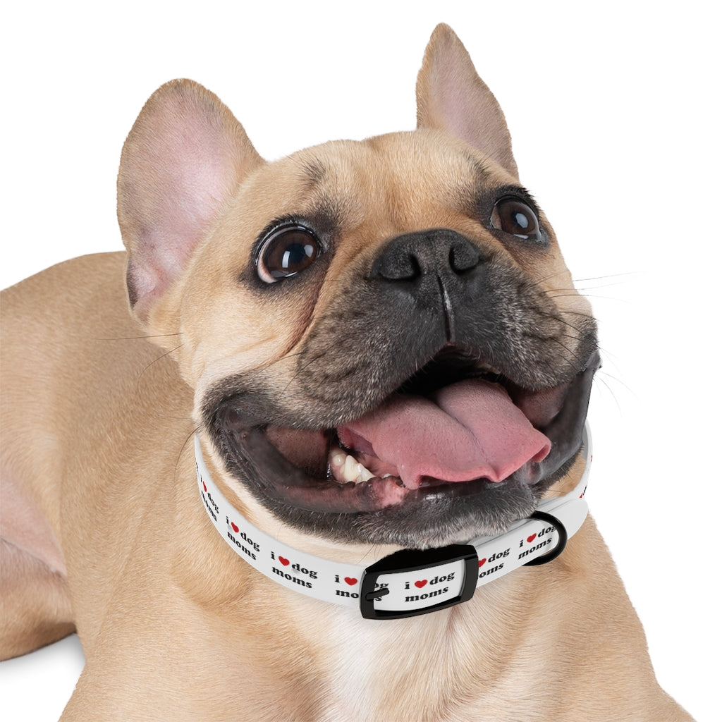 I Heart Dog Moms Dog Collar