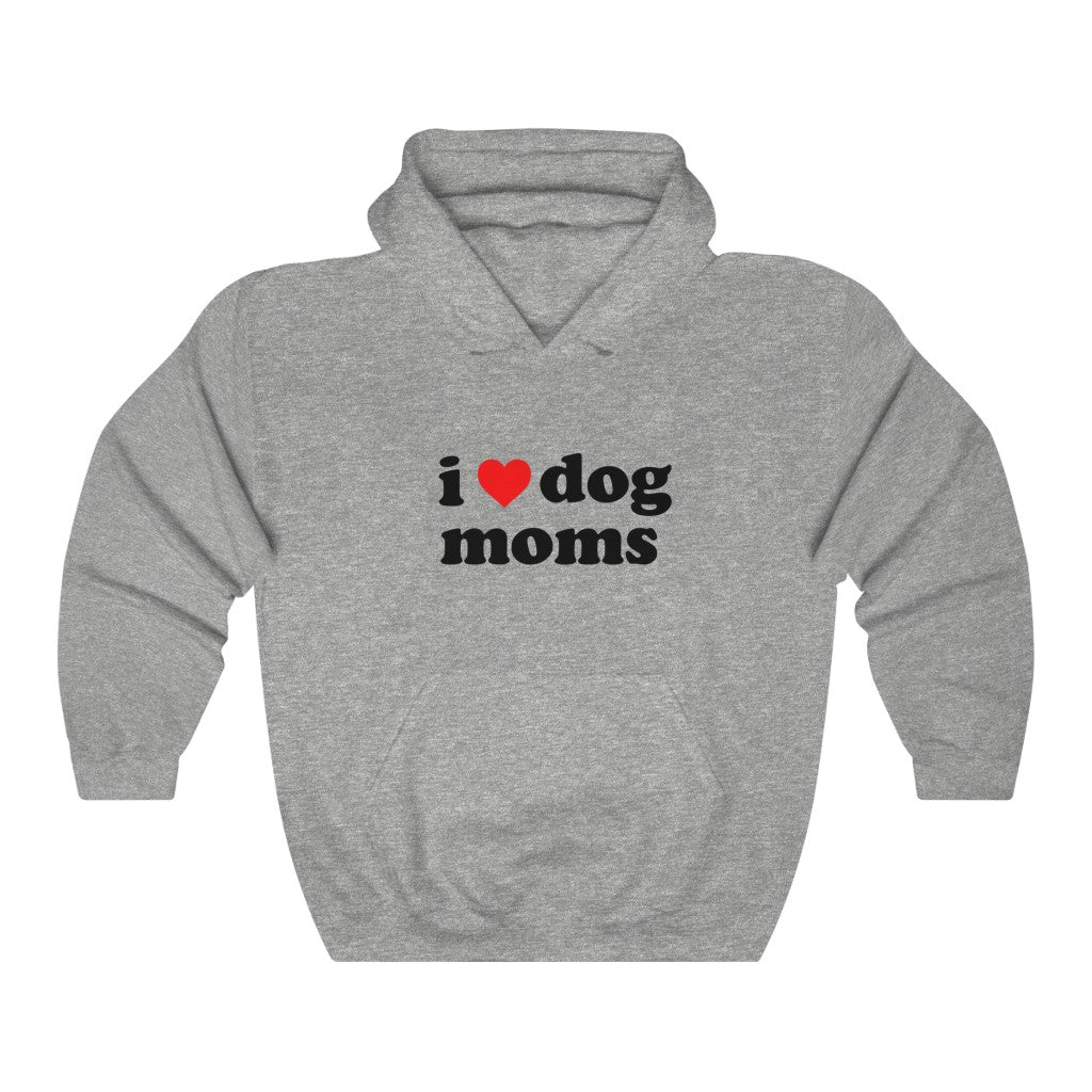 I Heart Dog Moms | Unisex Heavy Blend Hooded Sweatshirt