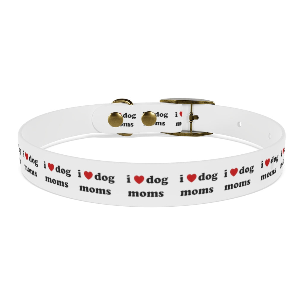 I Heart Dog Moms Dog Collar