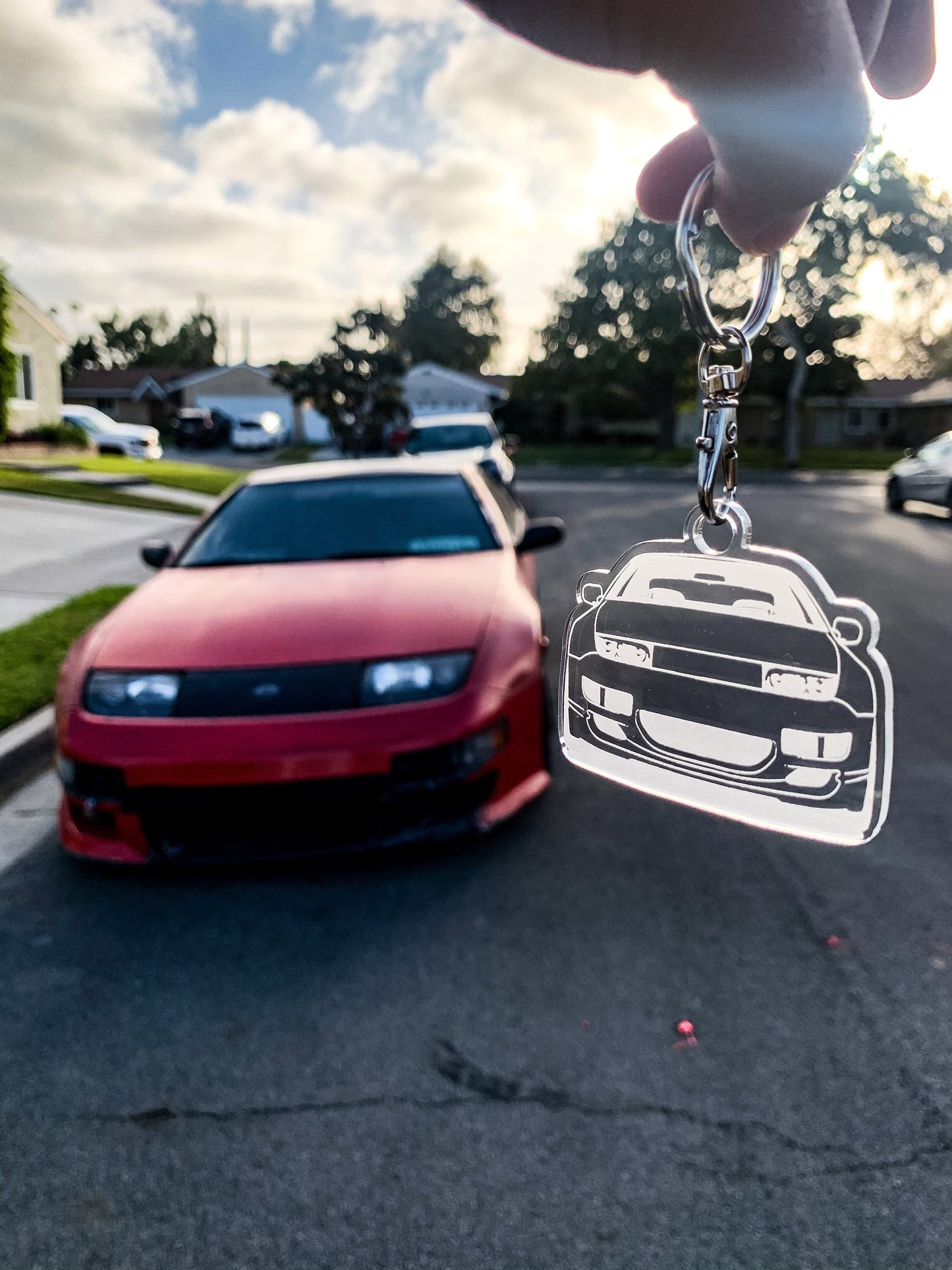 Custom Car Acrylic Keychain