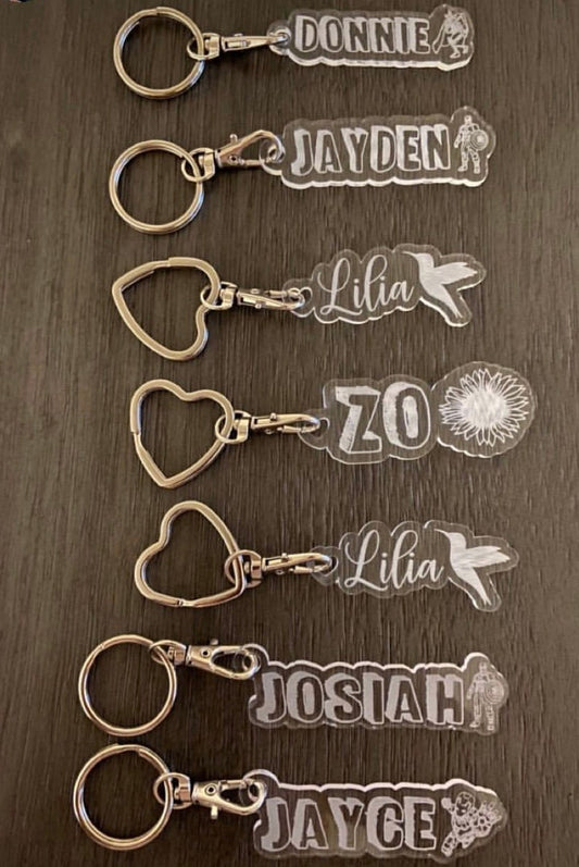 Custom Name Keychain