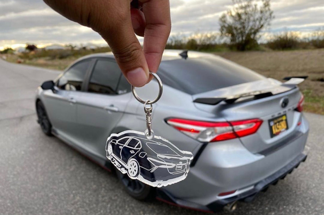 Custom Car Acrylic Keychain