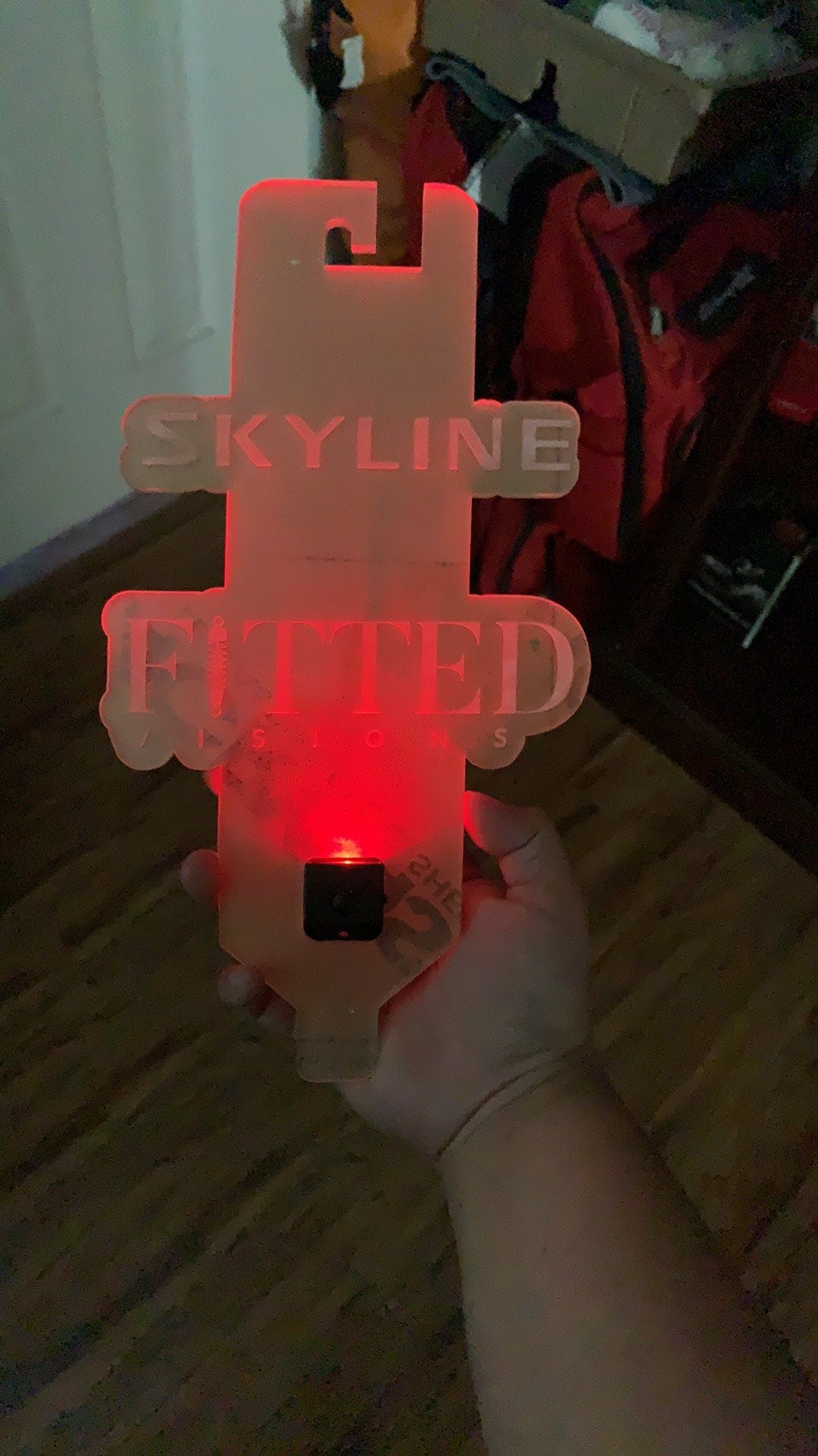 Custom Light Up Acrylic Hood Prop