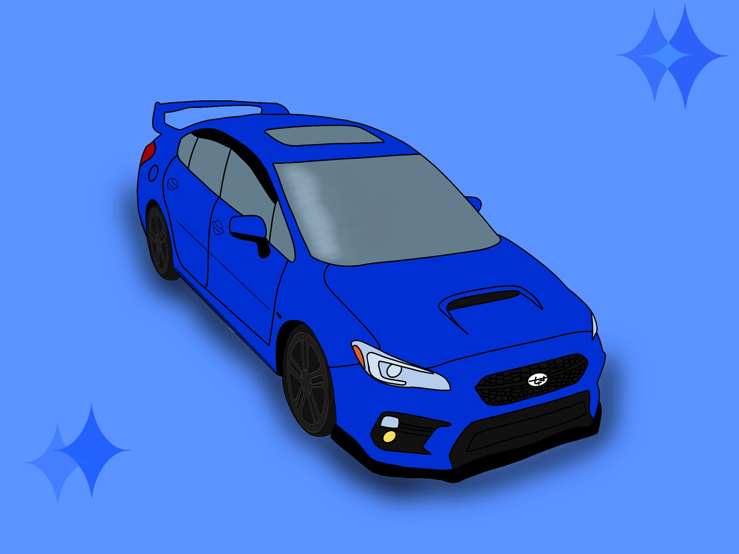 Custom Car Drawing