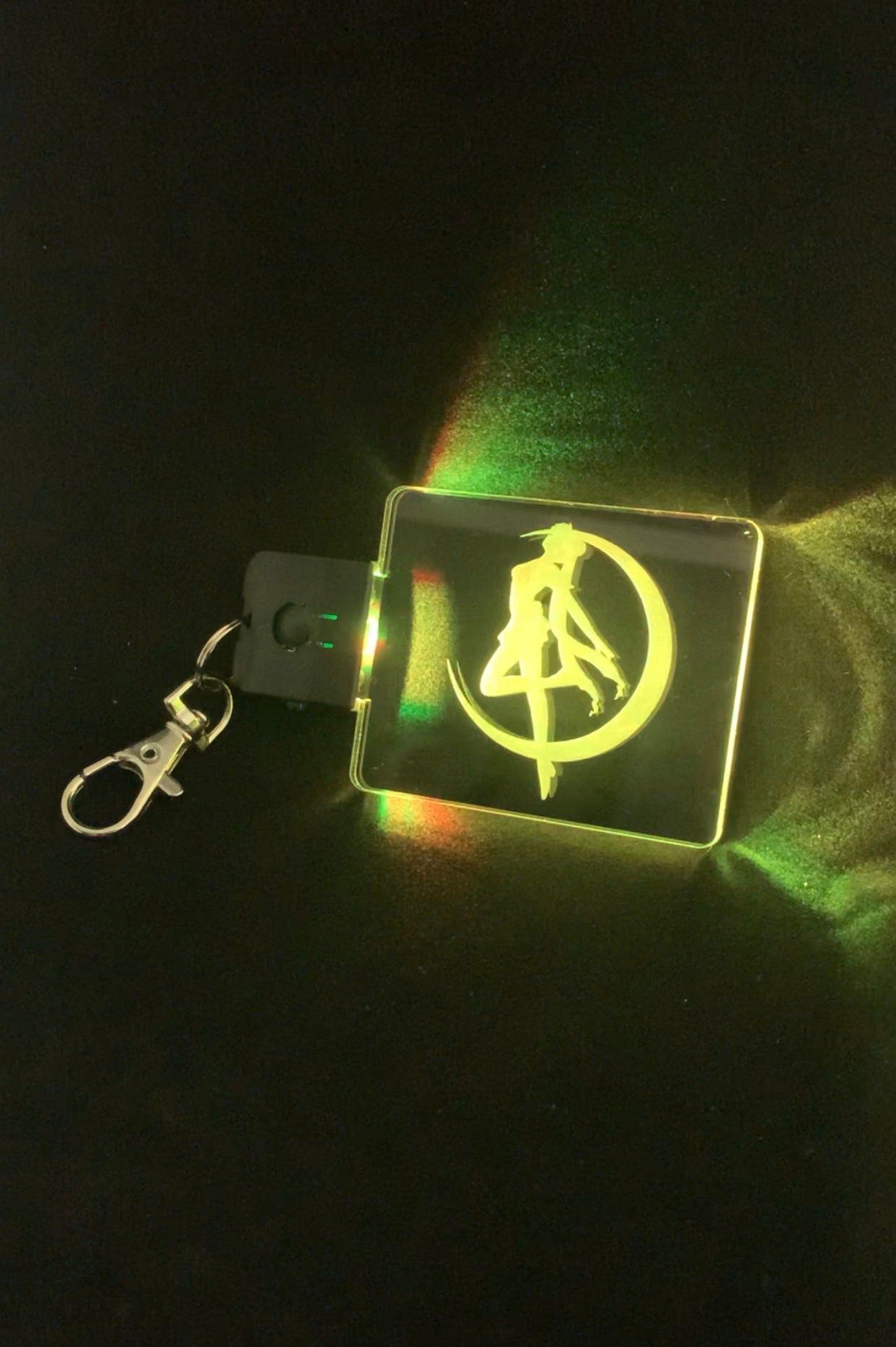 Custom light up keychain