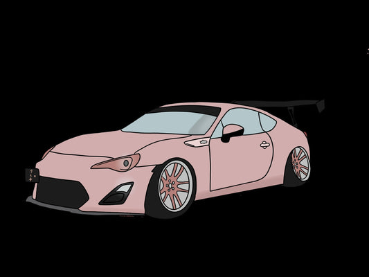 Custom Car Drawing