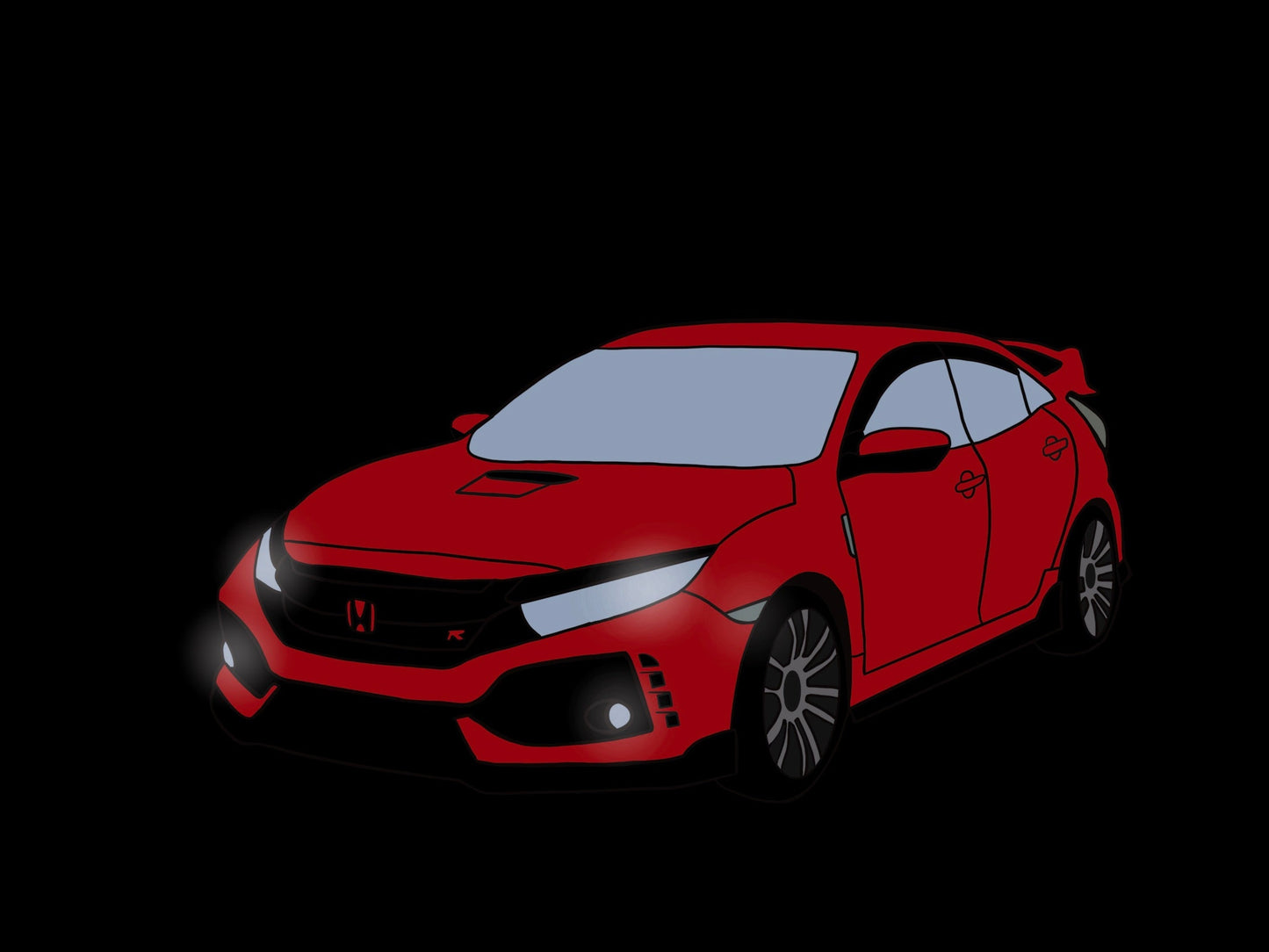 Custom Car Drawing