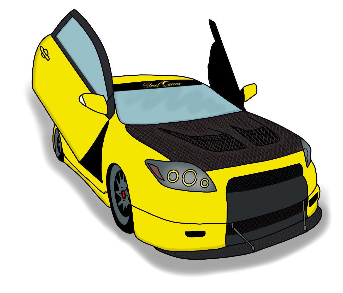 Custom Car Drawing