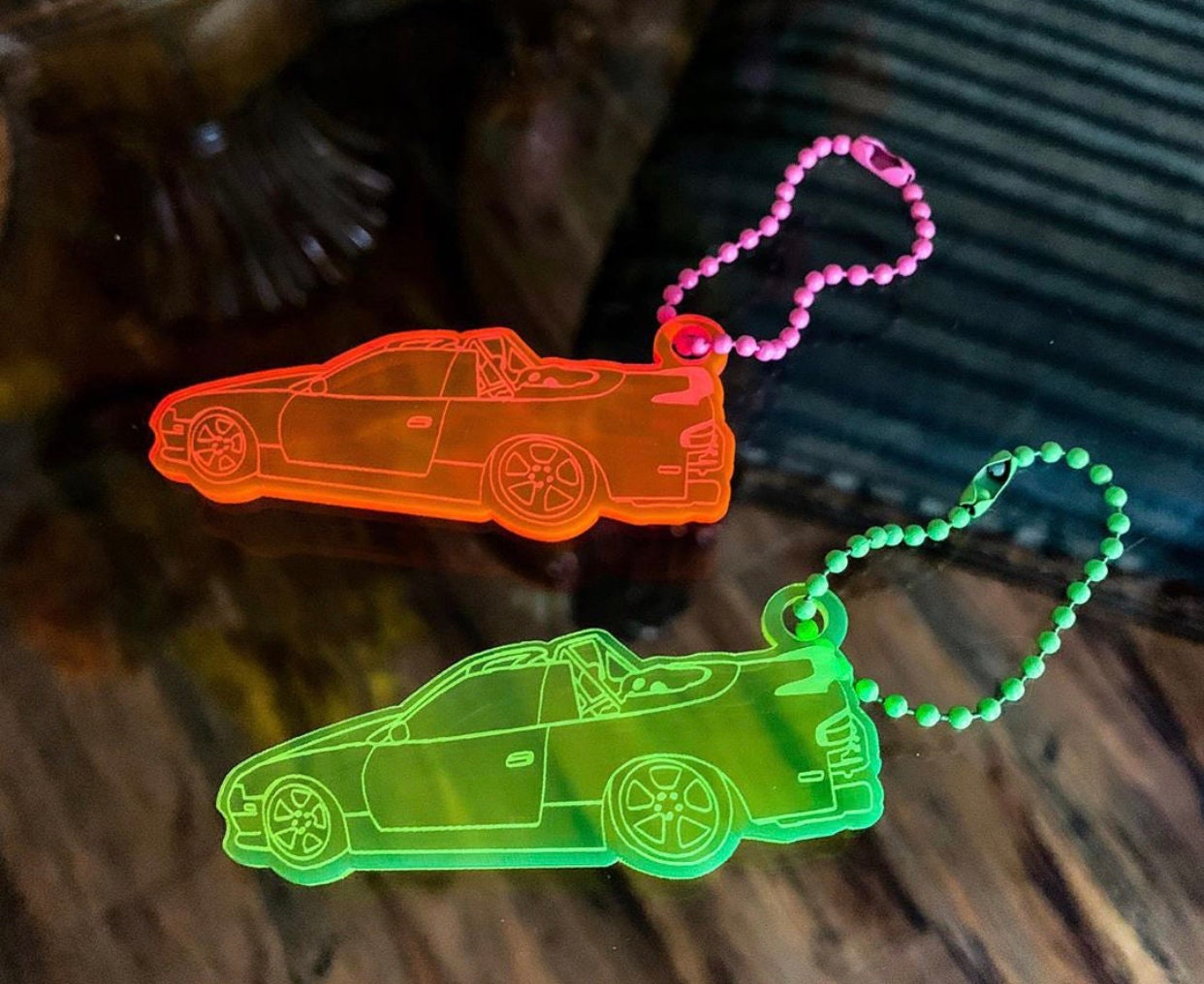 Custom Car Acrylic Keychain