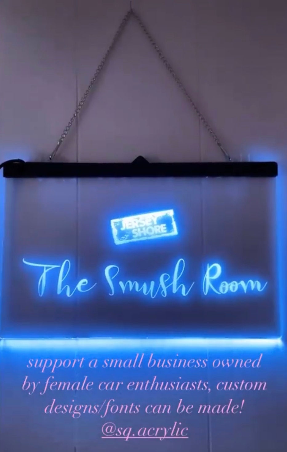 Custom Light Up Hanging Plaque | LED Sign | Color Changing Sign