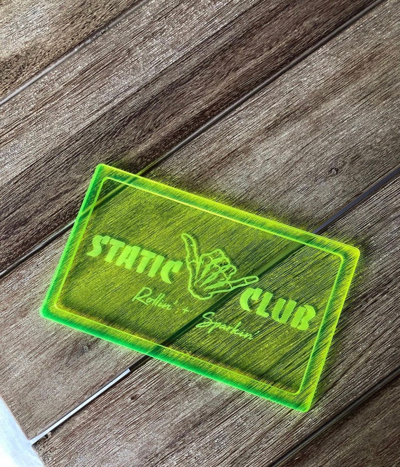 Custom Rolling Tray | Engraved Acrylic